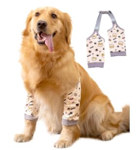 Recovery Sleeve Hund, Hund Chirurgie Recovery Sleeve für Vorderbeine, Kniebandage Arthrose für Hunde, Hundebeinschutz Hund Vorderbein Braces Recovery Sleeve Protector für Mittleren Großen Hund (XXL) von Reh:ncla