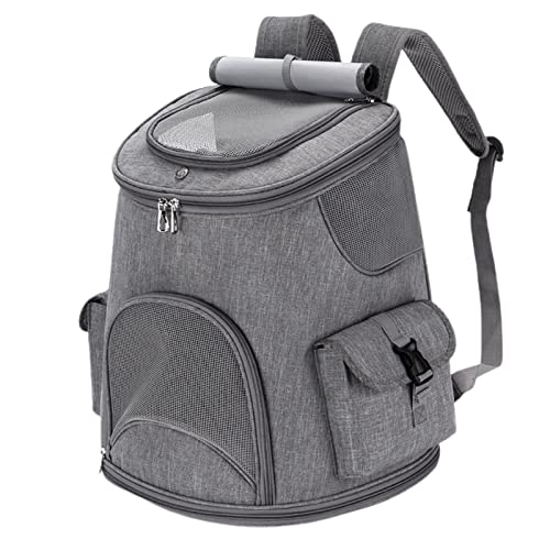 Reheyre Pet Carrier Rucksack, Hundetrage Rucksack Doppelreißverschluss Design, Welpenrucksack Tragetasche, Katzenrucksack Tragetasche, Haustier Tragetasche für Reisen, Wandern, Spazierengehen & von Reheyre