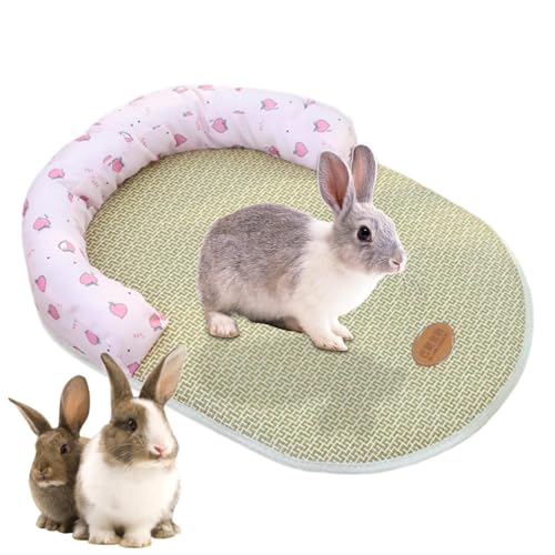 Kühlmatte für Katzen, Kühlunterlage für kleine Haustiere - 15x11 Zoll Outdoor-Hundebett-Kühlkissen - Ultra atmungsaktive Katzen-Kühlmatte, Haustier-Hunde-Kühlmatte, atmungsaktive Sommer-Kühlmatte und von Rehmanniae