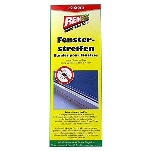 FENSTERSTREIFEN gegen Fliegen Reinex 12 St von Reinex