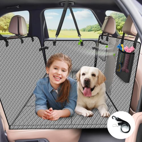 Reiseresa Hundedecke Auto Rückbank 23008 Black XL, Grau von Reiseresa