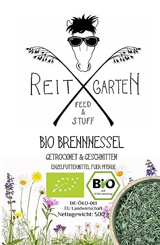 Reitgarten´s Bio Brennnessel - getrocknet & geschnitten 500 g Bio Pferdekräuter Bio Kräuter von Reitgarten