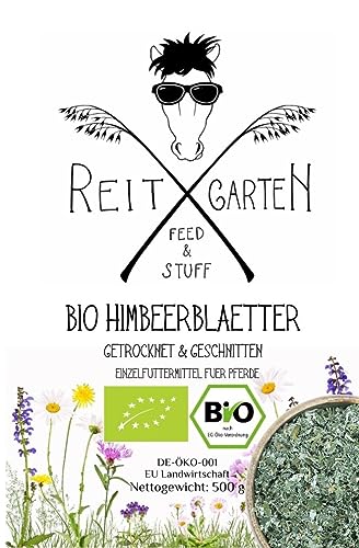 Reitgarten´s Bio Himbeerblätter 500 g Pferd Kräuter garantiert ohne Zusatzstoffe Pferdefutter Herbs Himbeere Raspberries von Reitgarten