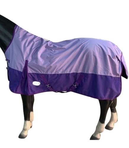 Pferdedecke 600D High Neck Weidedecke Winterdecke Regendecke Turnout : 150g Lavendel/Lila 155 von ReitsportPlus