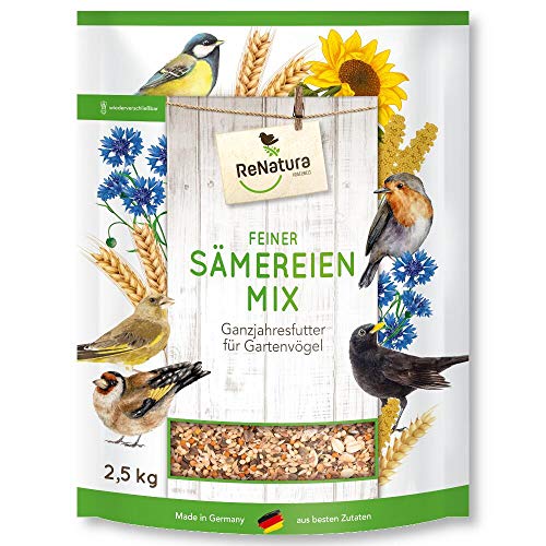 ReNatura Ganzjahres Feiner Sämereienmix 2,5 kg Vogelfutter Wintervogelfutter von Renatura Vogelwelt