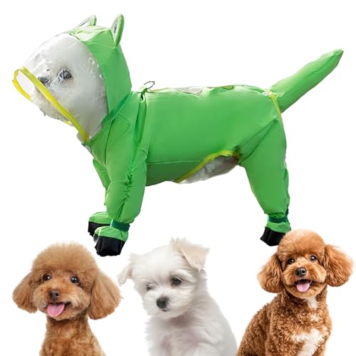 Renopfect Hunderegenjacke | Wasserfeste Hundekleidung Mit Kapuze | Schwanz & Pfotenschutz Für Kleine Mittelgroße Große Hunde Schnee Gewitter Kaltes Wetter Tägliche Spaziergänge Renopfect Hunderegenjacke | Wasserfeste Hundekleidung Mit Kapuze | Schwanz & Pfotenschutz Für Kleine Mittelgroße Große Hunde Schnee Gewitter Kaltes Wetter Tägliche Spaziergänge von Renopfect