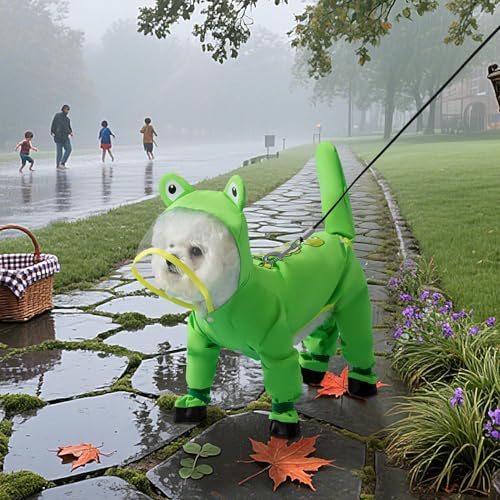 Renopfect Hunderegenmantel | Wasserfeste Hundekleidung Mit Kapuze | Schnelltrocknender Überwurf Mit Reflektierendem Streifen Für Alle Größen Bei Jeder Witterung Renopfect Hunderegenmantel | Wasserfeste Hundekleidung Mit Kapuze | Schnelltrocknender Überwurf Mit Reflektierendem Streifen Für Alle Größen Bei Jeder Witterung von Renopfect