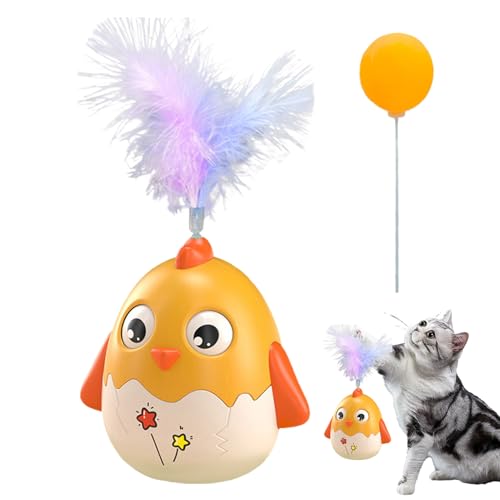 Renopfect Interaktives Katzen-Spielzeug,Katzen Spielzeug Mit Feder Und Ball Angel | Interaktives Kätzchenspiel Mit Glocke, Trainingsspaß Für Drinnen, Unterwegs Und Jagdübungen Renopfect Interaktives Katzen-Spielzeug,Katzen Spielzeug Mit Feder Und Ball Angel | Interaktives Kätzchenspiel Mit Glocke, Trainingsspaß Für Drinnen, Unterwegs Und Jagdübungen von Renopfect