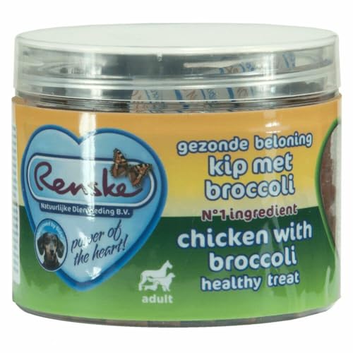 RENSKE Gesunde Belohnung Herzen - Huhn & Brokkoli - 100 g von Renske