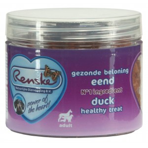 Renske Gesunde Belohnung Ente Hundesnack 100 g von Renske