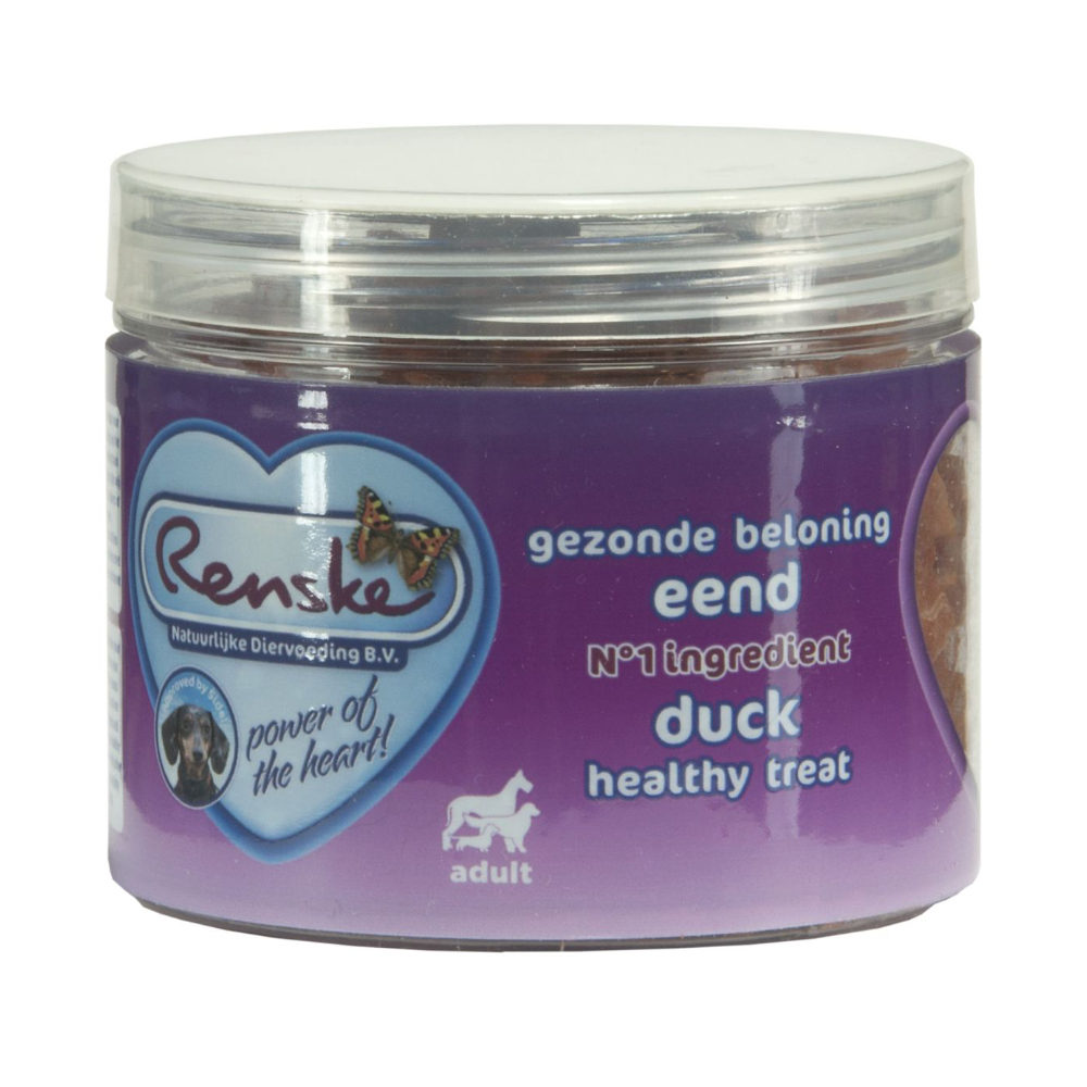 Renske Gesunde Belohnung Herzen - Ente - 100 g von Renske