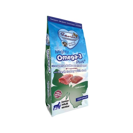 Renske Mighty Omega 3 Plus Cold Pressed - frische Pute mit Ente - 12 kg von Renske