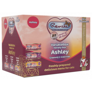 Renske Multibox Ashley Mousse Katzenfutter (30x70 g) 1 Palette (30 x 70 g) von Renske