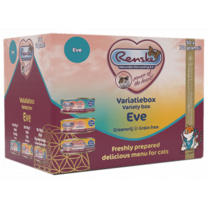 Renske Multibox Eve Paté Katzenfutter (30x70 g) 1 Palette (30 x 70 g) von Renske