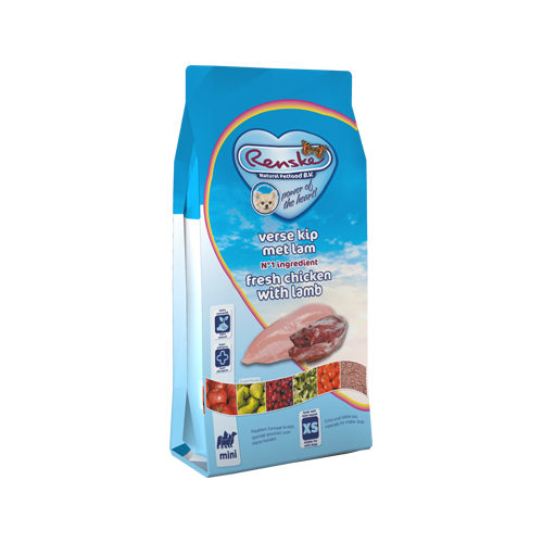 Renske Super Premium Mini Hundefutter - Huhn & Lamm - 2 kg von Renske