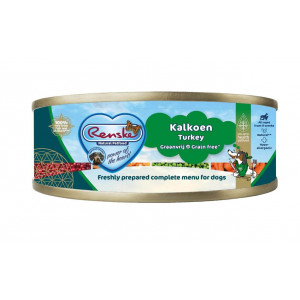 Renske Truthahn getreidefreies hypoallergenes Hunde-Nassfutter (Dosen 95 gr) 2 Paletten (48 x 95 g) von Renske