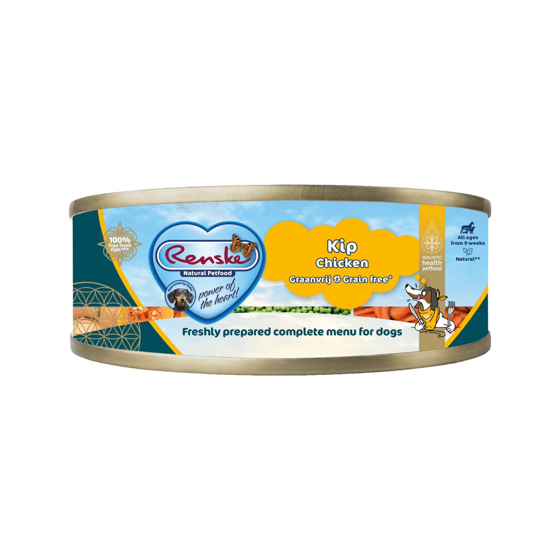 Renske frisches getreidefreies Hundefutter - Huhn - 24 x 95 g von Renske