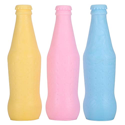 Restokki 3PCS TPR duftende Cola-Flasche Hundespielzeug Zahnreinigung Anti-Biss-Backenzahnspielzeug Haustierbedarf von Restokki