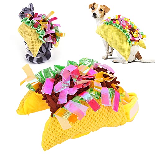 Restokki Haustier Hund Kostüm Halloween Cosplay Lustige Hot Dog Design Dress Up Kleidung Burger Freundliche Hundejacke Walking Dog Jacke(L) von Restokki