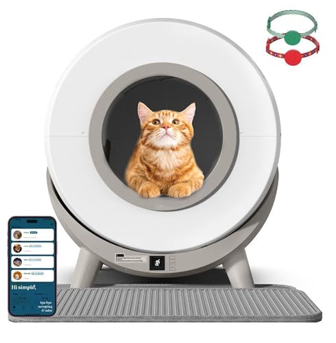 Revo-loo one - Automatisches Katzenklo Selbstreinigend für Mehrere Katzen von 1-13kg - Elektrisches Katzentoilette 80L Groß mit App - 100% Geruchsdicht und Kleine Arbeit von Revo - Loo