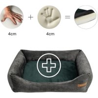 Rexproduct Otto Orthopädisches Hundebett Graphit S-XL dunkelgrün XL von Rexproduct