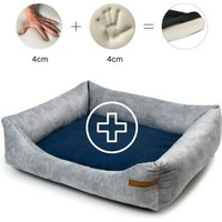 Rexproduct Otto Orthopädisches Hundebett Grau S-XL dunkelblau S von Rexproduct