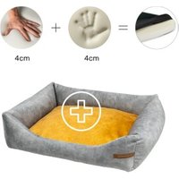 Rexproduct Otto Orthopädisches Hundebett Grau S-XL gelb L von Rexproduct