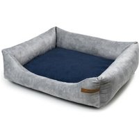 Rexproduct SoftColor luxury dog bed in grau color dunkelblau S von Rexproduct