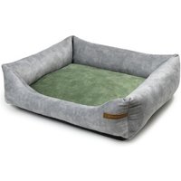 Rexproduct SoftColor luxury dog bed in grau color grün S von Rexproduct