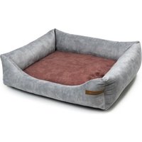 Rexproduct SoftColor luxury dog bed in grau color rot XL von Rexproduct