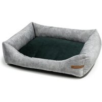 Rexproduct SoftColor luxury dog bed in grau color dunkelgrün XL von Rexproduct