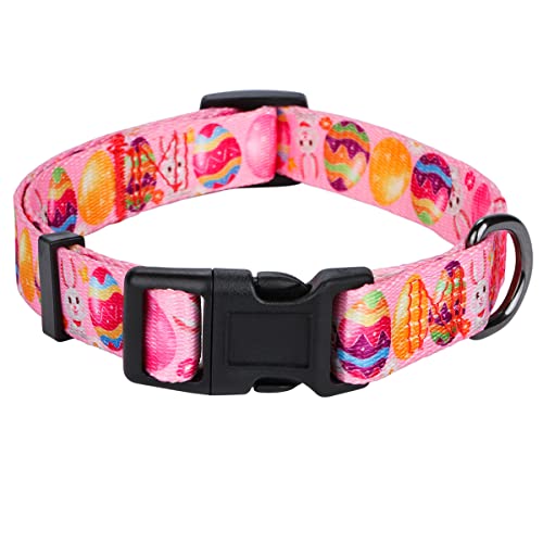 Rhea Rose Hundehalsband, Ostereier, Hasenmuster, klein von Rhea Rose