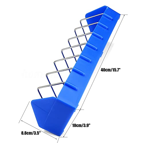 Rheross 2X 16 Vogelkaefig Zufuhr Schale Fuer Haustier Tauben Nahrungsmittel Gefluegel Versorgung Speicher Zufuhr von Rheross