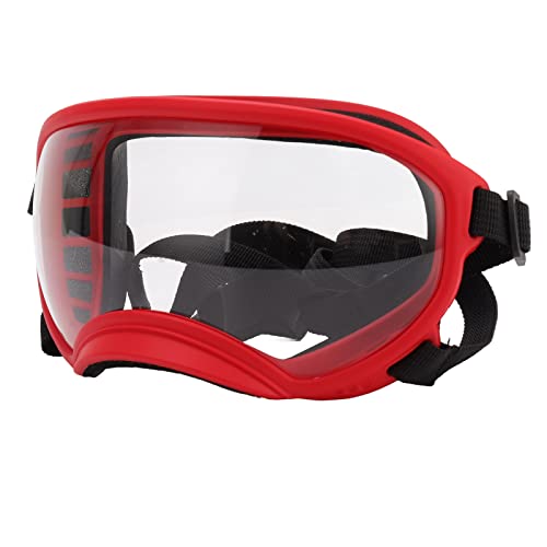 Hundebrille, Große Rassenhundbrillen Winddicht Staubdestell (Roter Rahmen) von RiToEasysports