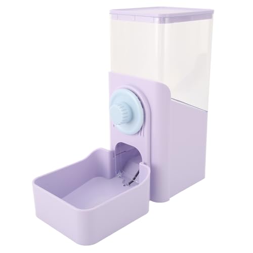 RiToEasysports Hängender Futter-Wasserspender, Automatischer Hängender Tierfutter-Wasserspender mit Großer Kapazität und Schüssel für Katzen und Hunde (Purple) von RiToEasysports