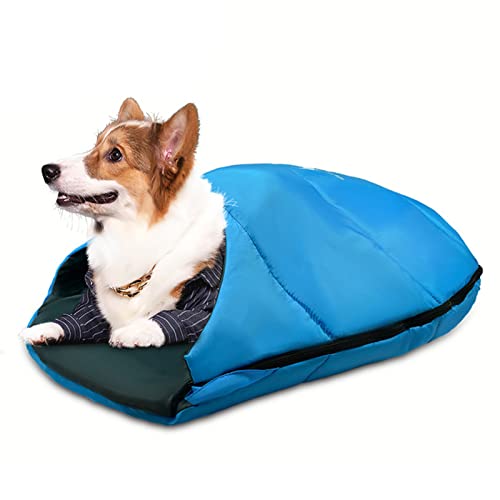 RiToEasysports Katzenschlafsack, Faltbares, Tragbares, Weiches Katzen- und Hundehöhlenbett für Hauskatzen und Kleine Hunde von RiToEasysports