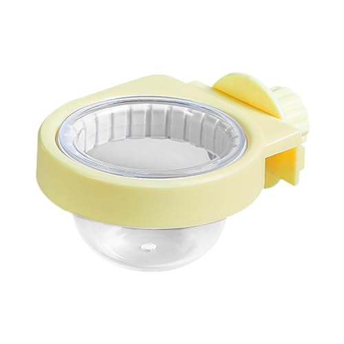 Bird Food Bowl, Parrot Feeder and Water Dispenser, Clamp-On Watering Bowl 3.78x2.83x1.65 inches for Cockatiels, Lovebirds, Chinchillas, and Small Pets von Riaisttd