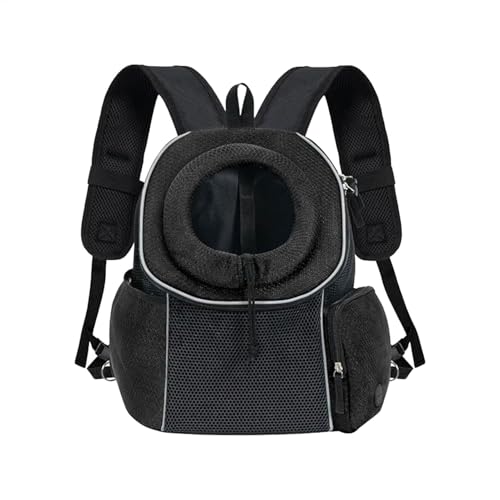 Hunderucksack, atmungsaktive Haustier-Brusttasche, 41,9 x 25,4 x 43,2 cm, tragbarer Haustier-Rucksack für kleine und mittelgroße Hunde, Welpen und Katzen, für den Außenbereich von Riaisttd