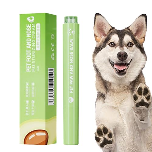 Riaisttd Dog Paw Pad Balm, Natural Moisturizer Stick, Paw Nose Care Pen, Fast Absorbing Formula, Soothing Protection for Dogs Cats, Dry Cracked Claw Relief, Portable Use, All Season Care von Riaisttd