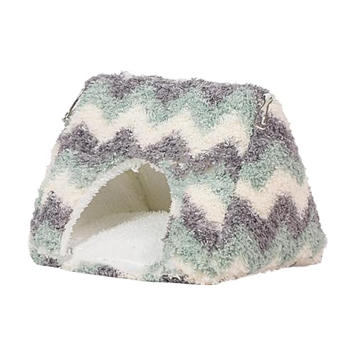 Riaisttd Papageienhöhle | Baumwollzelt für den Winter | gemütliches Kuschelnest für Papageien, Sittiche und Nymphensittiche | Verdickte Vogelhütte mit 19 x 19 x 15 cm für ultimativen Komfort von Riaisttd