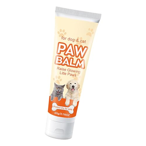 Riaisttd Pet Foot Care Cream, Hund Dry Paw Care Balm, Natürlicher Balsam, Sanfte Fußpflege für Hunde, Trockene Pfoten, Cracked Paw Healing Cream, Pfotenbalsam für gereizte Pfoten, All-Natural Cream von Riaisttd