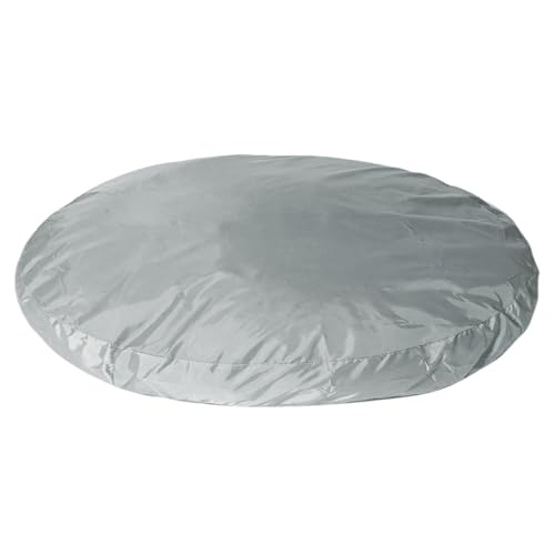 Riaisttd Round Pet Sofa Cover, Dog Bed Replacement Cover, Double-Sided PVC Coated Washable Protector, Size About 98x10cm for Dog Sleeping Mat, Ideal for Game, Bedroom and Living Room von Riaisttd