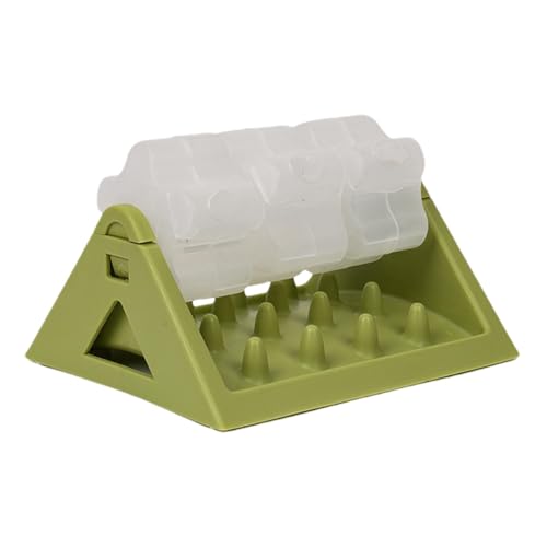 Riaisttd Slow Food Feeder für Hunde, interaktiver Puzzle-Futterspender, Leckerli-Spender, Hundespielzeug, rotierende Blume, langsamer Feeder, 21 x 13 x 8 cm, für Welpen und mittelgroße Hunde von Riaisttd