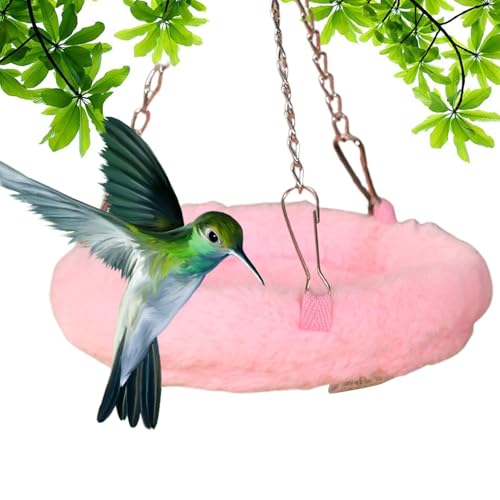 Soft Nest Bird Sleeping Bed, Breeding Bird House, Parrot Cage Hammock, Bird Swing Toys, Comfortable Bird Nest, Small Bird Cage Hammock 20x3cm/7.87x1.18in for Budgie Lovebird Conure Quaker von Riaisttd