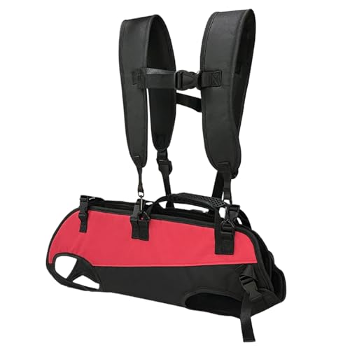 Verstellbare Hundetragetasche, Stützweste, Mobilitätshilfe für Senioren, Rehabilitationshilfe, Hunde-Genesungsunterstützung, Haustier-Liftweste 37 x 17 cm, für ältere Hunde von Riaisttd