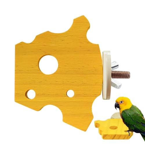 Wellensittich Sitzstangen Kanarienvögel Vogelsitzstangen Conures Vogelsitzstangen Kleine Vogelstangen Käfig Sitzstangen für Vögel Holz Vogelstangen 10,5 x 8,0 x 1,2 cm für Wellensittiche Kanarienvögel von Riaisttd