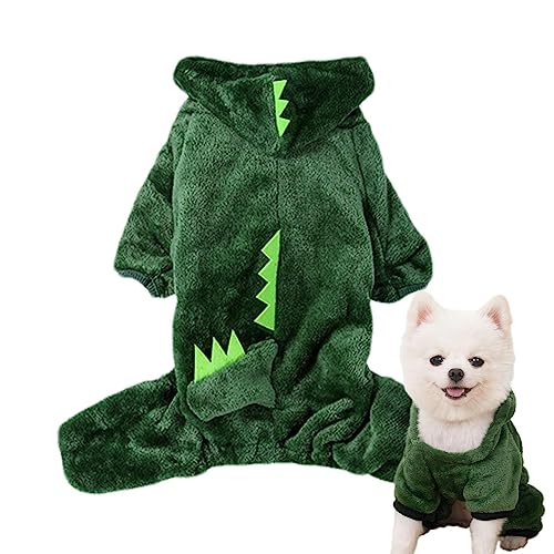 Rianpesn Dinosaurier-Hundekostüme,Verkleidungsset für Haustiere, Cosplay-Requisiten | Tiger, Halloween-Partyzubehör, Katzen-Cosplay-Kostüme für kleine und mittelgroße Hunde, Cosplay-Zubehör-Kostü e von Rianpesn