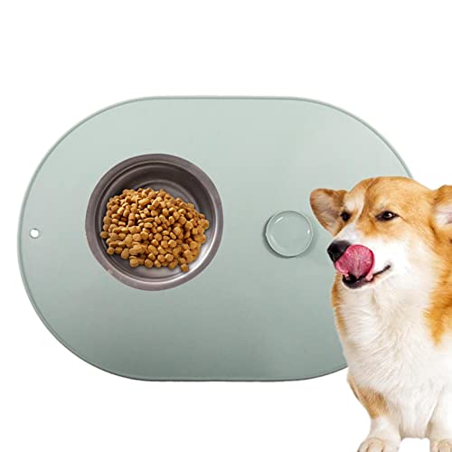 Rianpesn Haustier-Silikon-Tischset - Fressnapf-Futtermatte für Haustiere | Haustier-Fütterungszubehör mit Super-Saugnapf-Design für Katzen, Hunde und andere Tiere von Rianpesn