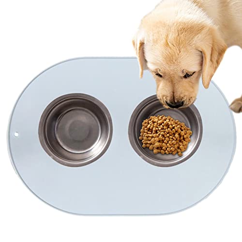 Rianpesn Haustier-Silikon-Tischset | Silikon-Haustiermatte zum Füttern und Trinken - Nicht leicht zu verformende Futtermatte für Haustiere im Innenbereich für Katzen, Hunde und andere Tiere von Rianpesn