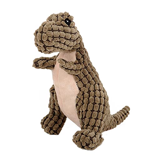 Rianpesn Plüschtiere für Haustiere | Dinosaurier Hund Quietschende Spielzeuge | Hund Quietschendes Plüschtier Dog Squeaker Plüsch Gefülltes Dog Toy Für Große, Mittelgroße, Kleine von Rianpesn